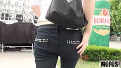 How Does This Tourist Capture His Anal Adventures with Macy on Tape?