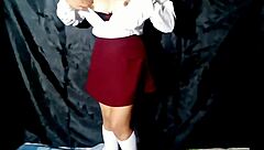 i convinced this inexperienced mexican babe to send her homemade orgasm video with rich moans