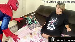 Spider-Man and Venom cosplay duo deliver intense anal assfucking action