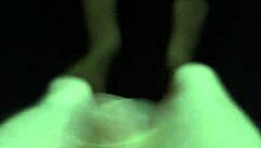 Hey what are you doing naked outside at night with that monster cock?