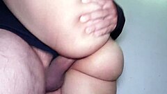 Wow, ripped her leggings for intense anal pounding until creampie drips out!