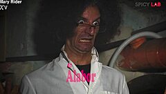 Blonde Lady Lada And Redhead Clitoris Team Up For Double Blowjob On Hairy Big Cock