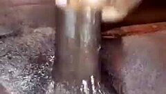 Amateur Black Lover Strokes His Massive Monster Cock in Homemade Solo Session Until Screaming Orgasm and Cumshot