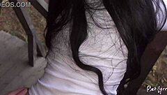 gifted slut black lynn suggests loving risky public quickies with ass cum