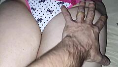 Virgin with cute pussy lets me touch her and demands anal only!