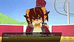 Comical Furry Games Heat Honeymoon With Big Tits Creampie And Interracial 3some Action