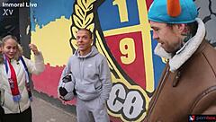 Hey, check out this swapping orgy with crazy Czech football fans Lady Gang and Jennifer Mendez! 🔥⚽