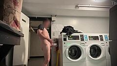 Public Nudity Stroke Session With Muscular Bodybuilder Almost Caught Outdoors