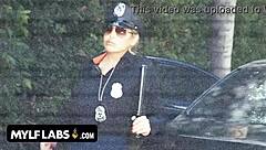 my lesson as policewoman with two young lovers about authority and school attendance