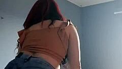 Sexy Latina Big Ass Twerking In Tight Lingerie Contrasts With Subtle Tease