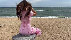 i borrowed my best girlfriends dress for a first time passionate encounter with a stranger