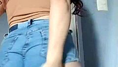 Sexy Latina Big Ass Twerking In Tight Lingerie Contrasts With Subtle Tease