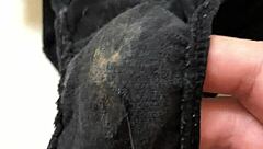 Placing Cock On Girlfriend's Dirty Panties For Naughty Fun