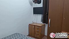 Blonde Brazilian Mommy Plays with White Toy Before Huge Black Cock Encounter