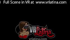 vrlatina shy teen 18+ 1st porn experience vr