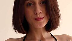 Why Does Passionate Ukrainian Newcomer Elfa Floria Tease With Her Big Natural Boobs?