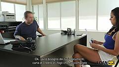 Loan4k Sweet Abby's Stranger Sex For Needed Cash!