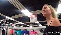 Adorable Czech Teen Strips And Gets Seduced In Shop For Rough POV Fucking With Clothes Ripped