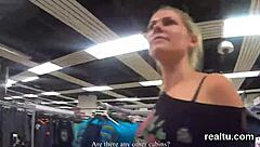 Adorable Czech Teen Strips And Gets Seduced In Shop For Rough POV Fucking With Clothes Ripped