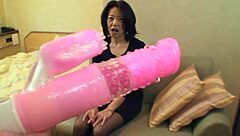 Intriguing Asian Brunette Junko Sakashita Teases With Boobs On Street Before Solo Masturbation And Toy Play