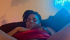 Amateur ebony gets pussy licked then fucked in homemade contrast