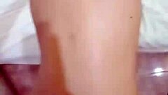 Damn, my skinny Latina slut surrenders as I pound her tight pussy rough!