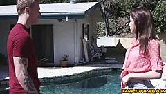 Emma Stone Gagging And Sucking On Richies Monster Cock With Choking And Deepthroat Action