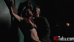 Cute Milf Gets Ravaged Silly By Dominant Lover In Intense Bondage Session!