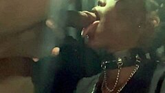 Oh My God, Dive Into This Intense Throat Training With Submissive Ebony Petite Taking Massive Cock Deep!