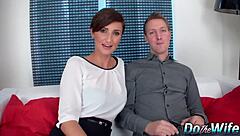 Whoa, hotwife Gabrielle Gucci satisfies her BBC cum craving right in front of her cuck hubby