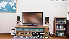 story of fellatio domination delivered by a smug anime girl in asian hentai style