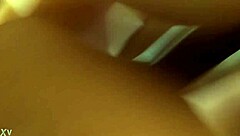 Luckys New Butt Plug and DP with Blonde Big Tits in Group Anal.