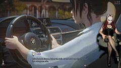 Oh wow, check out that black bikini cosplay adventure!