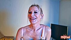 Blonde Cougar Victoria Belle Enjoys Double Penetration In Sexy MMF 3some With Big Tits And Assfucking