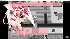 Discussing the domination quest scenes from that anime hentai game in a casual chat.