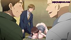 I'm getting hard fucked as a busty milf in this subtitled scene