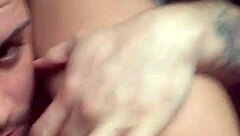 Teasing tight pussy and ass with brittany b's blonde blowjob