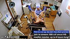 Florida Journalist Kitty Catherine Endures Tanned Doctor Tampa's Mandatory Hitachi Orgasms in Hospital Humiliation Scene