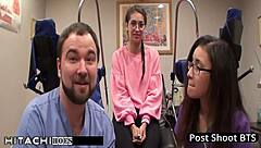 Florida Journalist Kitty Catherine Endures Tanned Doctor Tampa's Mandatory Hitachi Orgasms in Hospital Humiliation Scene