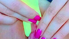 Shaved Pink Perfect Pussy Latina College Babe Uses Cute Toy