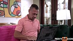 Peter Fitzwell hints to Charlotte Mae that watching dirty movies together could lead to petite teen POV hardcore fun