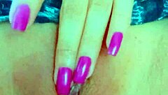 Shaved Pink Perfect Pussy Latina College Babe Uses Cute Toy