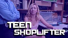 rosalyn makes funny faces while getting her tight pussy stretched by big cock at work