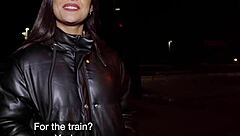 Intriguing Public Agent Cheats with Big Ass Nuria Millan Blowjob