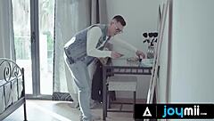 Big titties maid Ania Kinski swallows cum after intense erotic sex