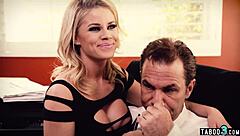 nasty young woman visits her mentor in office for a forbidden encounter