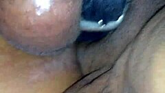 My ebony pussy is farting so much on that monster big black cock!