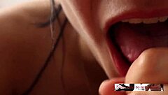 Can you handle this close-up blowjob with tons of cum from our amateur couple?