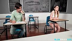 detention leads to deep saliva-covered dick sucking