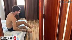 Isn't it thrilling how this 18-year-old virgin loses it outdoors while aunt's away?